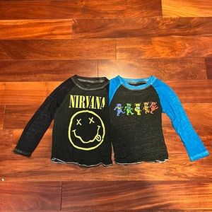 Lot of toddler band shirts!